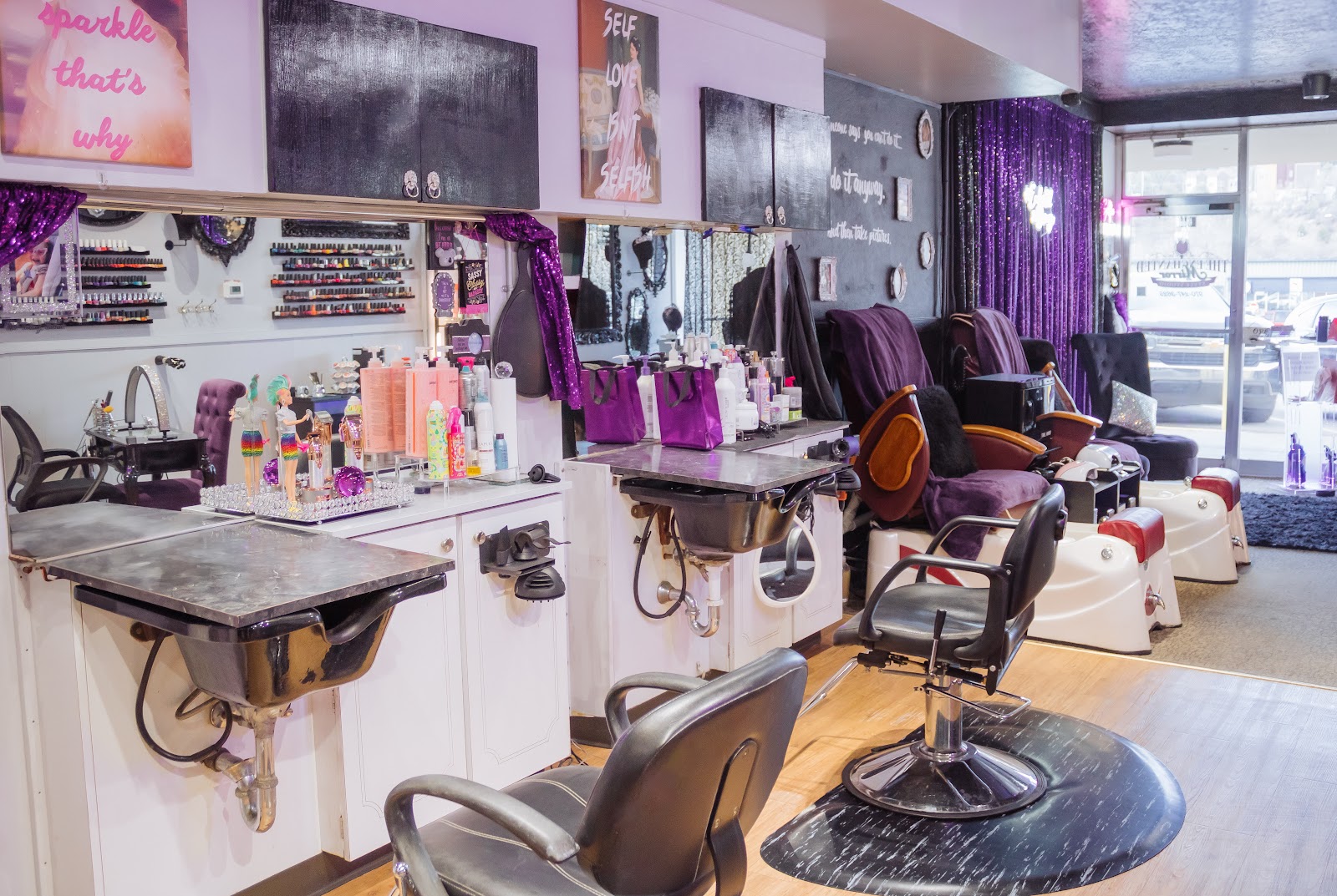 The Enchanted Mirror Style Studio nail work in Durango, Colorado